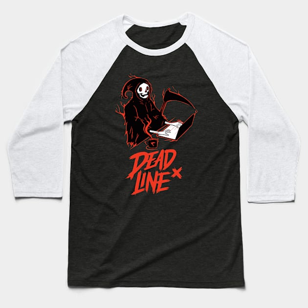 DEADLINE GRIM Baseball T-Shirt by Naksatra